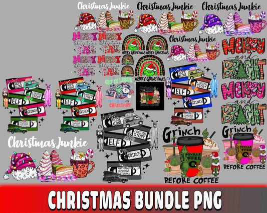 Christmas PNG , Christmas bundle png , file cut , Silhouette, digital download, Instant Download