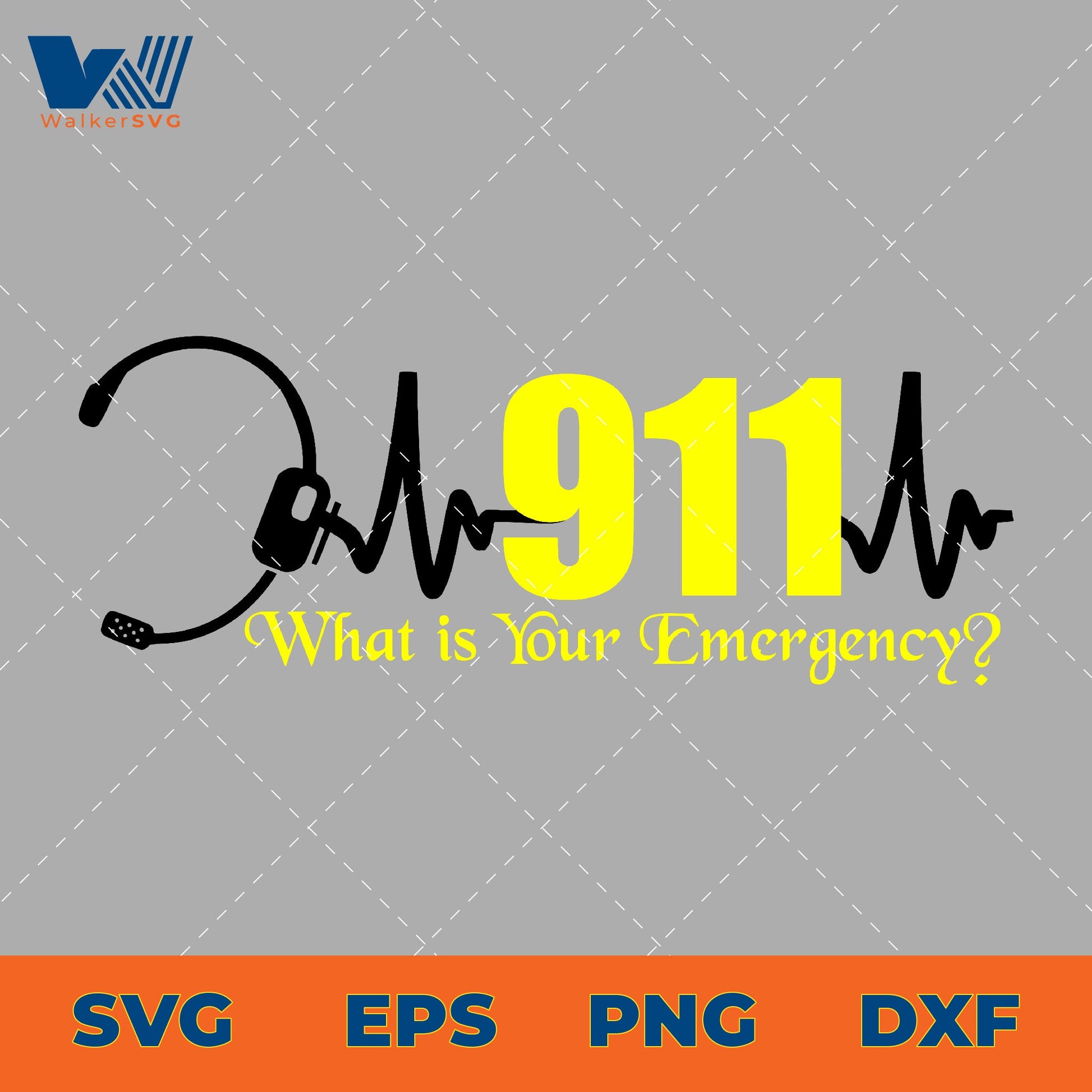 911, What Is Your Emergency SVG