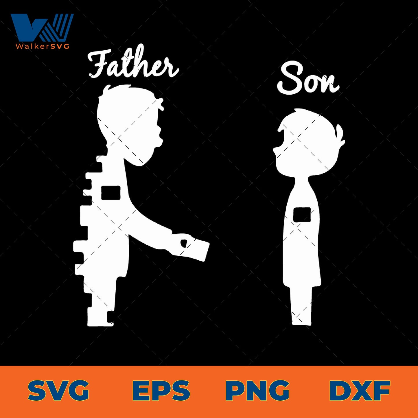 Father And Son SVG