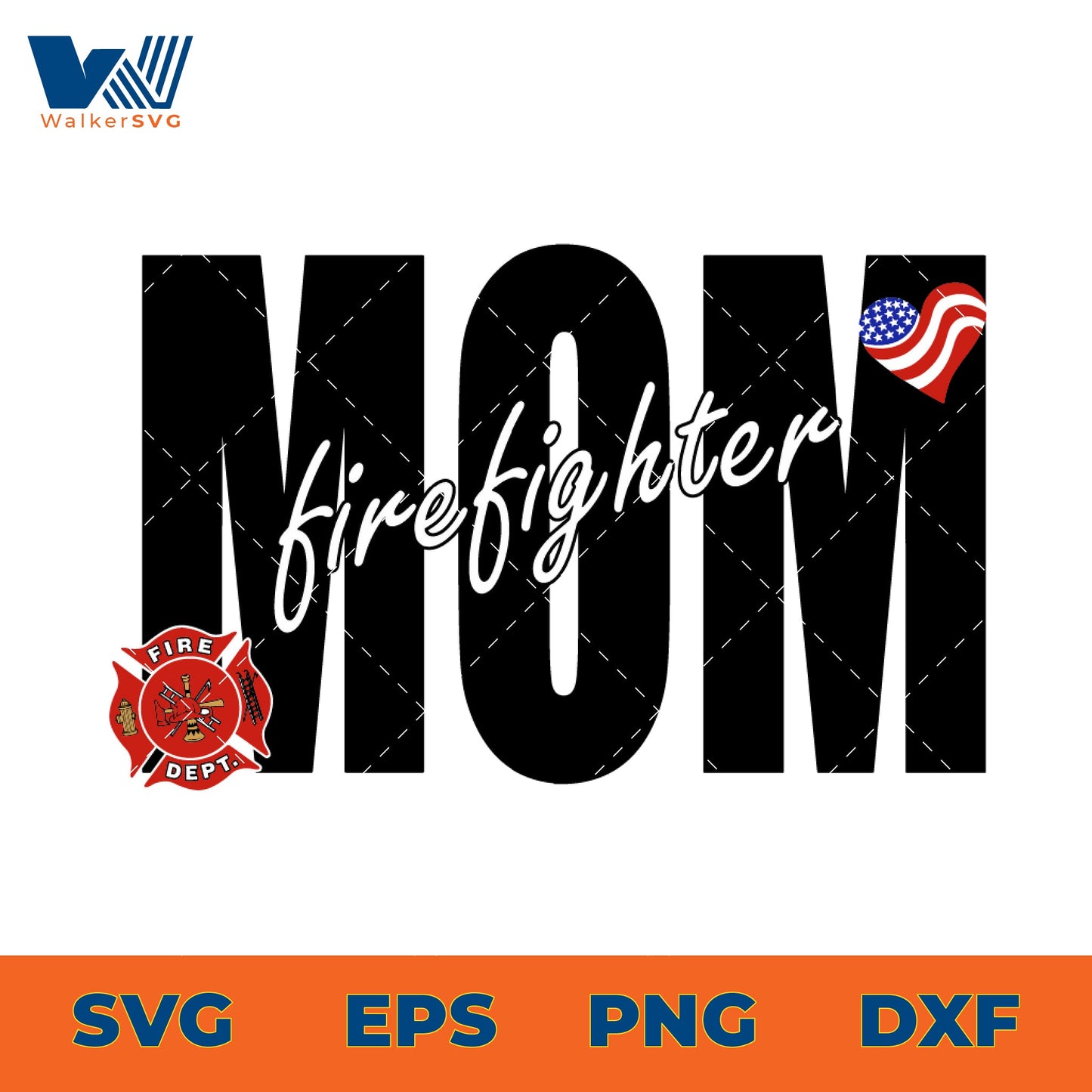 Firefighter Mom SVG