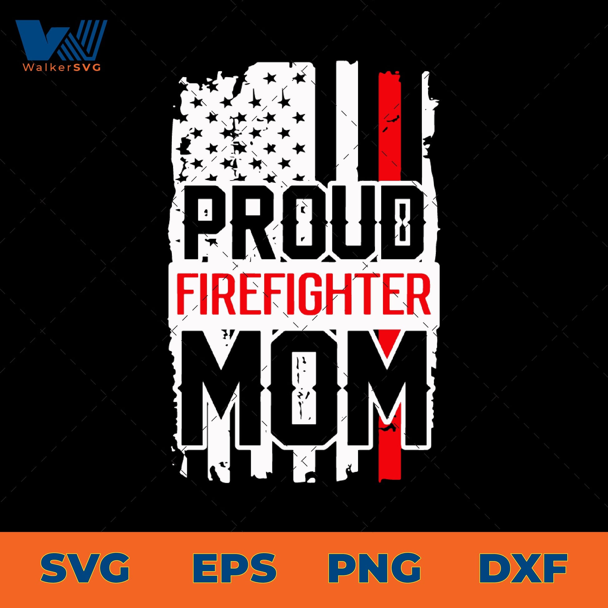 Proud Firefighter Mom SVG