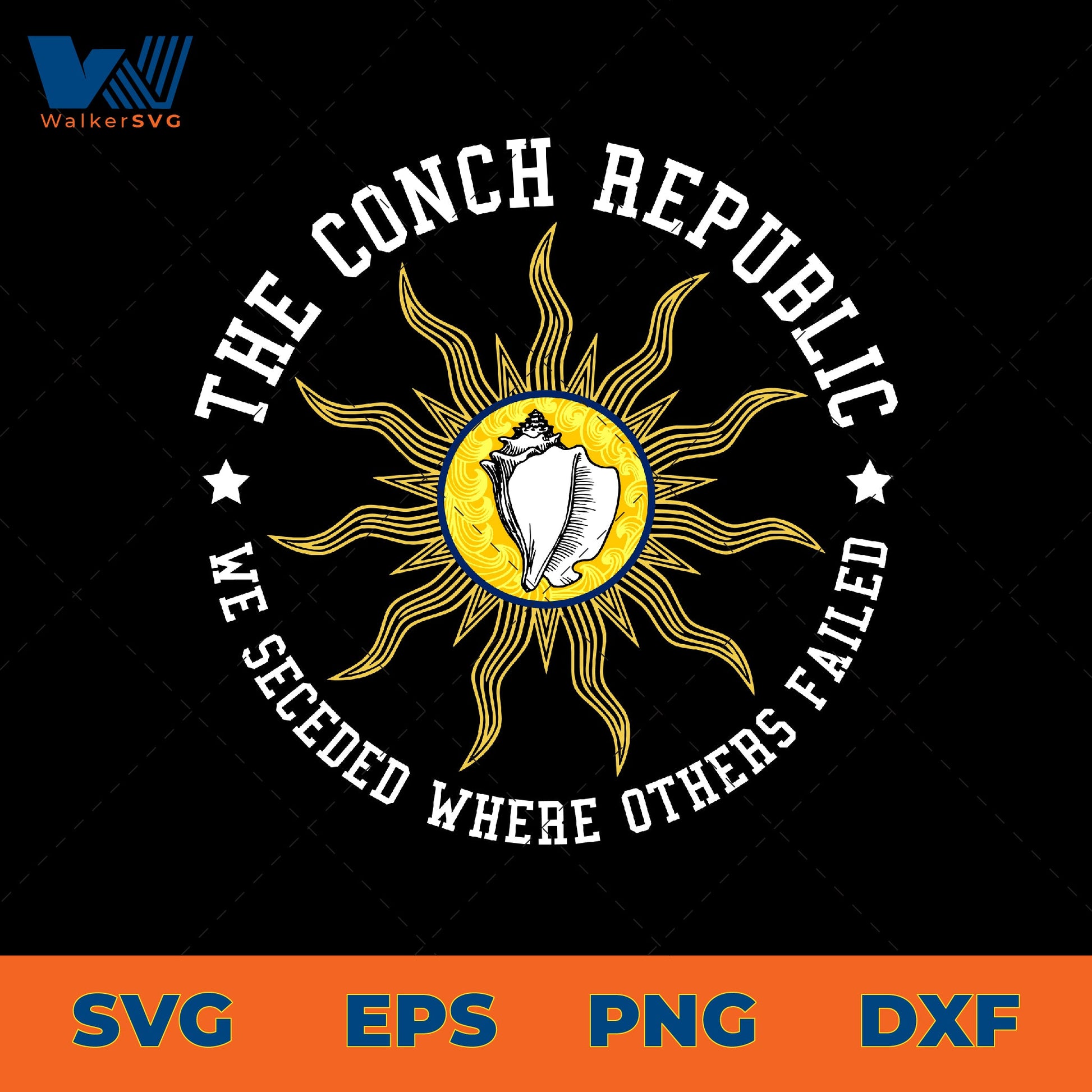 The Conch Republic, We Seeded Others Failed SVG