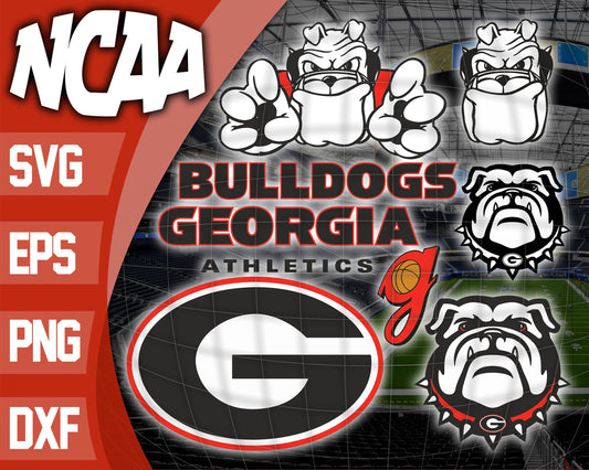 Georgia Bulldogs SVG bundle, NCAA svg, NCAA svg bundle , Georgia Bulldogs SVG DXF EPS PNG, Cutting Image, File Cut , Digital Download, Instant Download