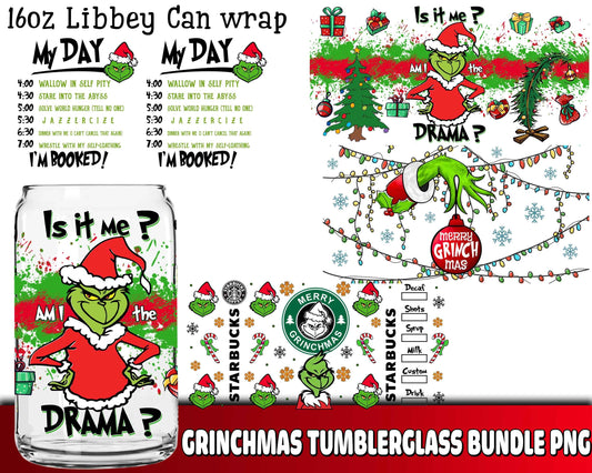 Grinchmas Tumblerglass bundle PNG , Cutting Image, cricut , file cut , digital download ,Instant Download