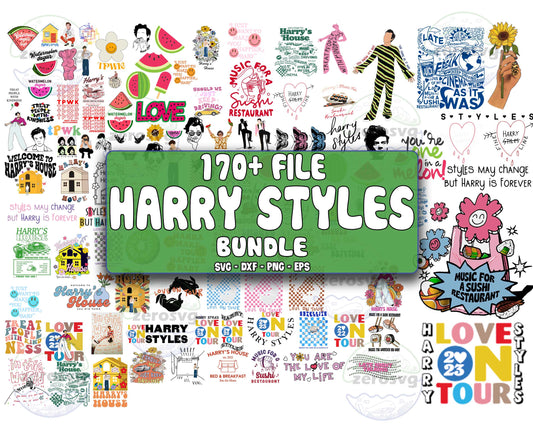 Harry Styles svg bundle ,170+ file Harry Styles House - Love on Tour 2023 SVG DXF EPS PNG, Different File Types , Cutting Image, File Cut , Digital Download, Instant Download
