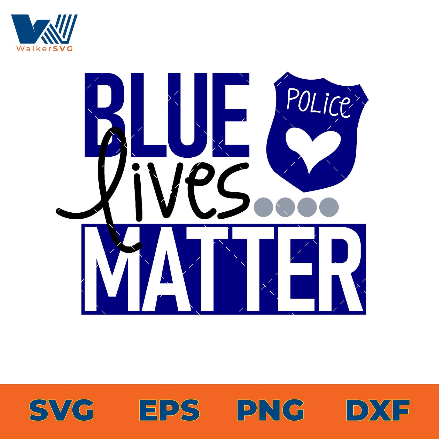 Blue Lives Matter SVG