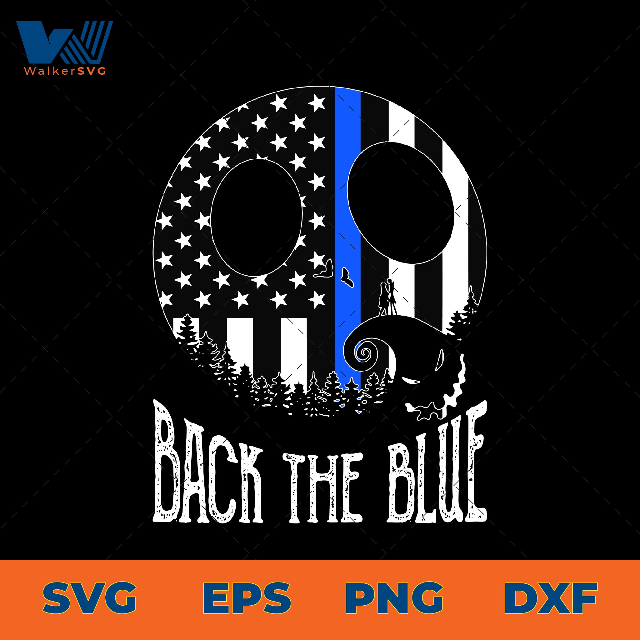 Back The Blue SVG – Zerosvg