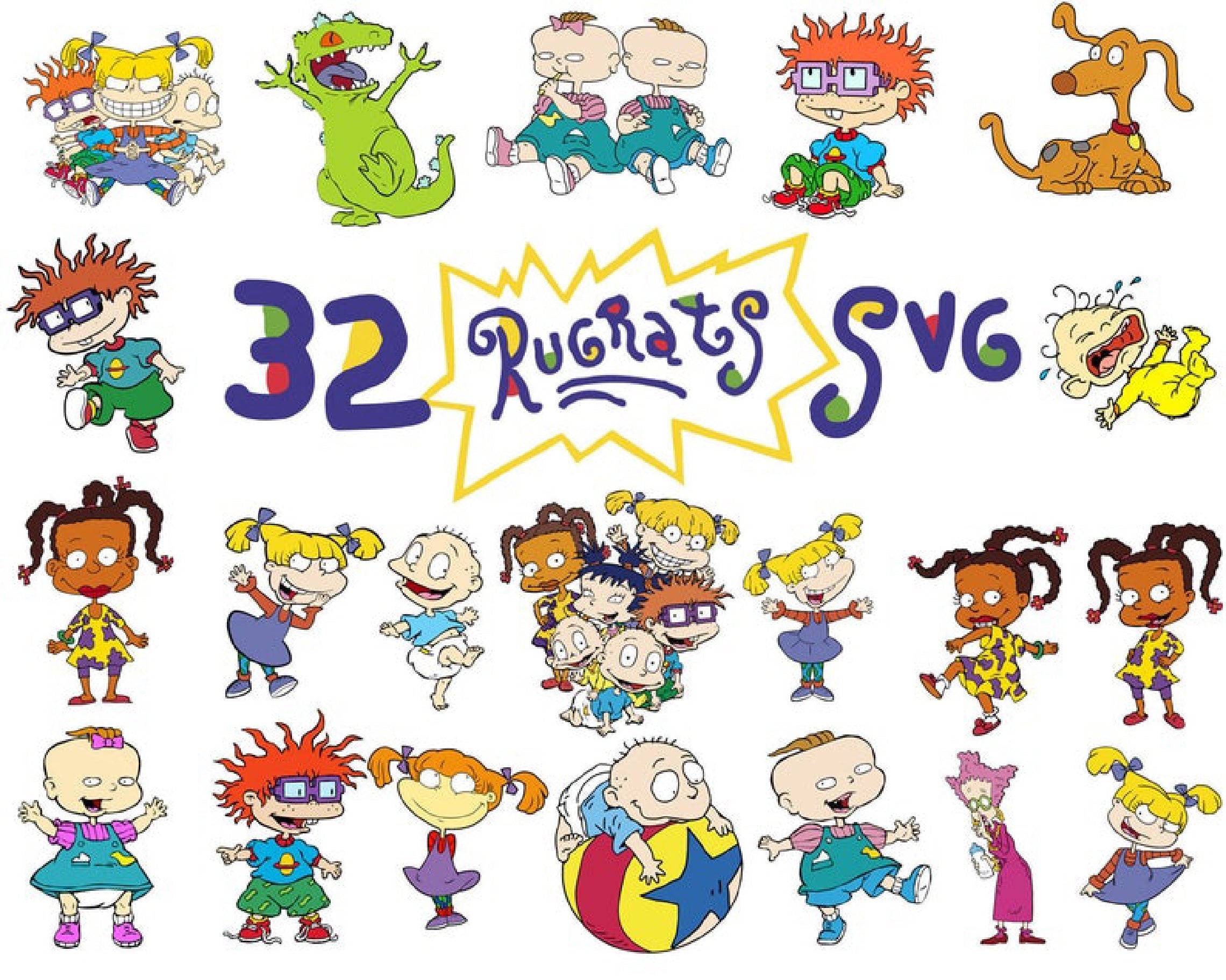 Rugrats SVG Bundle - 96+ files Rugrats SVG, EPS, PNG, DXF for Cricut ...