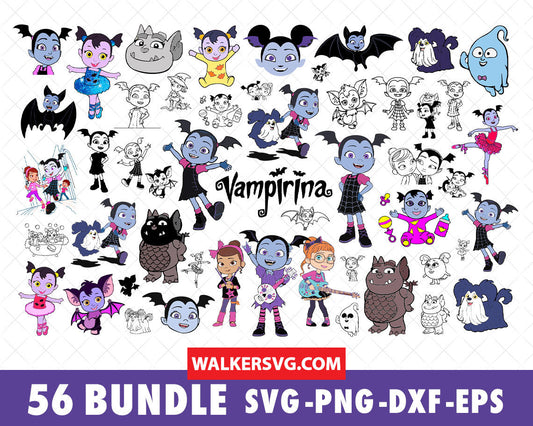 Vampirina SVG Bundle - 225+ files Vampirina SVG, EPS, PNG, DXF for Cricut, Silhouette