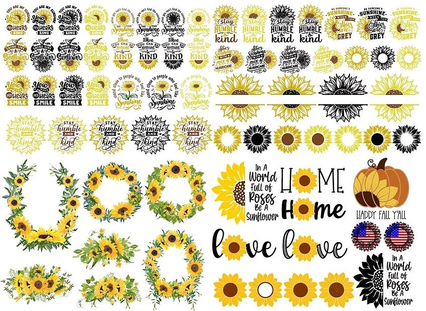 Flowers SVG Bundle - 2000+ files Flowers SVG, EPS, PNG, DXF for Cricut, Silhouette