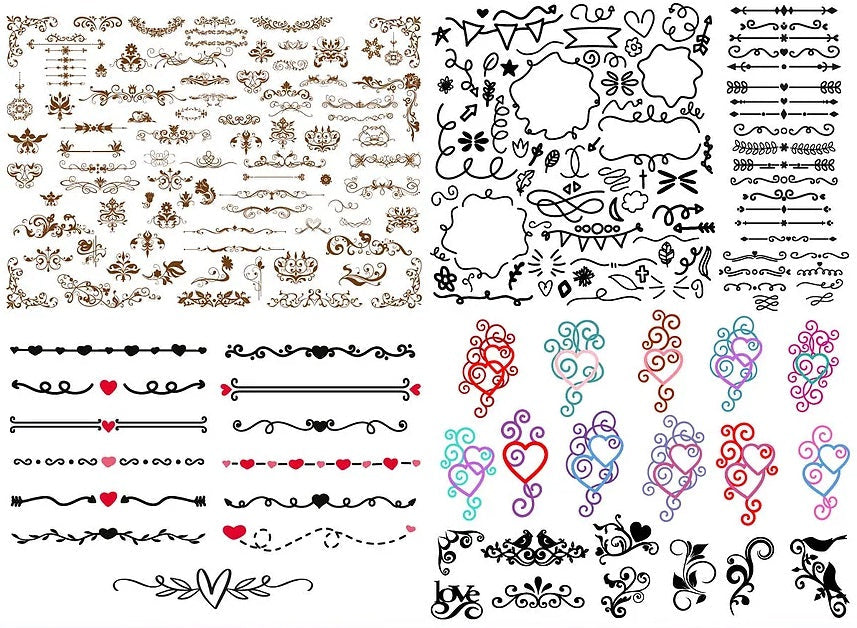 Flowers SVG Bundle - 2000+ files Flowers SVG, EPS, PNG, DXF for Cricut, Silhouette