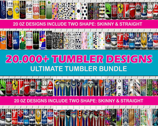 20000+ file tumbler Tumbler Designs Bundle PNG High Quality, Designs 20 oz sublimation, Bundle Design Template for Sublimation